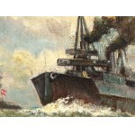 August von Ramberg, Wessely 1866 - 1947 Gmunden, Destroyer of the Austrian navy