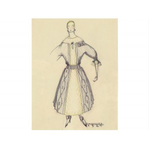 Eduard Josef Wimmer-Wisgrill, Wien 1882 - 1961 Wien, Modedesign für die Wiener Werkstätte