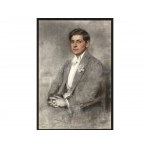 Eduard Veith, Neutitschein 1858 - 1925 Wiedeń, Portret młodego mężczyzny we fraku