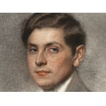 Eduard Veith, Neutitschein 1858 - 1925 Vienne, Portrait d'un jeune homme en queue de pie
