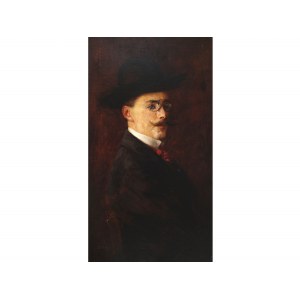 Eduard Veith, Neutitschein 1858 - 1925 Vídeň, Portrét pána