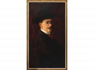 Eduard Veith, Neutitschein 1858 - 1925 Viedeň, Portrét pána