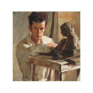 František Hladík, Prague 1887 - 1947 Skála, Artist in studio