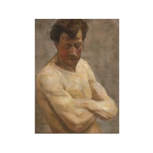 Ferdinand Andri, Waidhofen an der Ybbs 1871 - 1956 Vienna, Male half nude