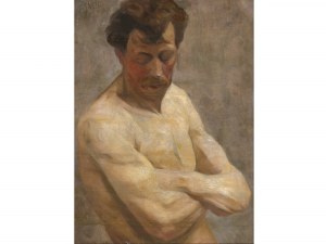 Ferdinand Andri, Waidhofen an der Ybbs 1871 - 1956 Vienna, Mezzo nudo maschile