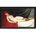 Mária Szantho, Szeged 1897 - 1998 Nagymagocs, Nudo femminile reclinato