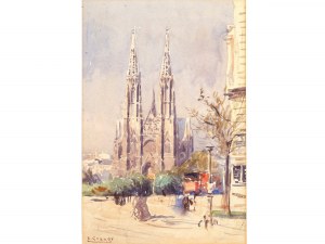 Ernst Graner, Werdau 1865 - 1943 Vídeň, Votivní kostel