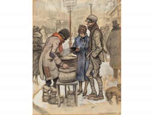 Georg Willy Stieborsky, Vienna 1881 - 1966 Vienna, Chestnut roaster