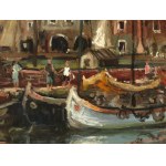 Wilhelm Kaufmann, Wien 1895 - 1975 Wien, Venezianische Fischerboote