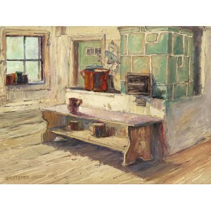 Josef Stoitzner, Vienna 1884 - 1951 Bramberg im Pinzgau, In salotto