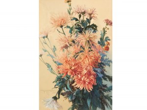Gustav Feith, Vienna 1875 - 1951 Vienna, Natura morta con fiori