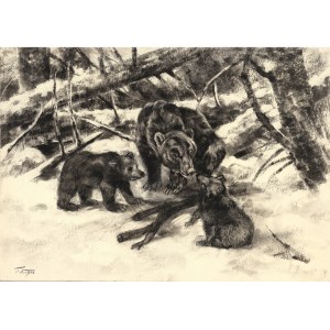 Emmerich Dichtl, Linz 1895 - 1969 Wels, rodzina Niedźwiedziów