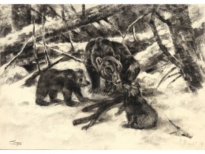 Emmerich Dichtl, Linz 1895 - 1969 Wels, rodzina Niedźwiedziów