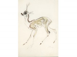 Ludwig Heinrich Jungnickel, Wunsiedel 1881 - 1965 Viedeň, Antelope
