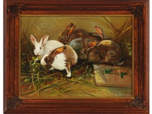Giovanni Sanvitale, né en 1935 en Italie, famille de lapins
