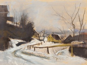 Josef Dobrowsky, Karlsbad 1889 - 1964 Tullnerbach, paysage d'hiver