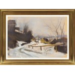 Josef Dobrowsky, Karlsbad 1889 - 1964 Tullnerbach, Paesaggio invernale