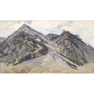 Leopold Hauer *, Wiedeń 1896 - 1984 Lengenfeld, pasmo górskie