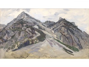 Leopold Hauer *, Wiedeń 1896 - 1984 Lengenfeld, pasmo górskie