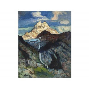 Hanns Diehl, Pirmasens 1877 - 1946 Vienna, Paesaggio montano