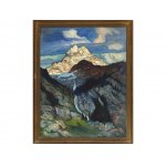Hanns Diehl, Pirmasens 1877 - 1946 Vienne, paysage de montagne