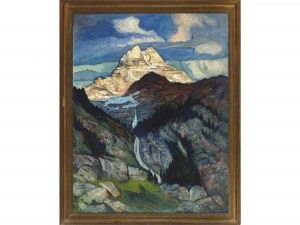 Hanns Diehl, Pirmasens 1877 - 1946 Vienna, Mountain landscape