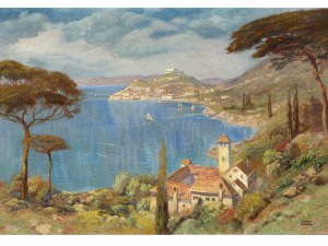Hanns Diehl, Pirmasens 1877 - 1946 Viedeň, pobrežie Jadranského mora pri Dubrovníku