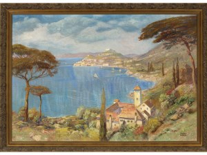 Hanns Diehl, Pirmasens 1877 - 1946 Vienna, Adriatic coast of Dubrovnik