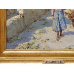 Giuseppe Giardiello, Naples 1877 - 1920, Journée d'été à Naples