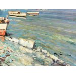 Pittore sconosciuto, Motivo della Costa Amalfitana, metà del XX secolo