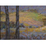 Hugues Claude Pissarro, nato a Neuilly-sur-Seine nel 1935, attribuito, Paesaggio nel Sud della Francia