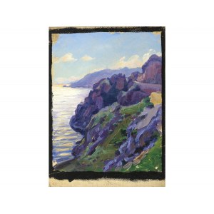 Ludwig Heinrich Jungnickel, Wunsiedel 1881 - 1965 Wien, zugeschrieben, An der Küste bei Abbazia