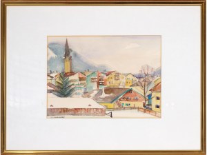 Nieznany malarz, widok na Kitzbühel