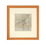 Unknown artist, Woman on horseback