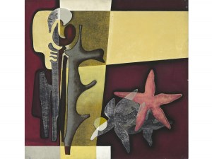 Anton Elsinger, Nikolsburg 1925 - 1995 Brunn am Gebirge, Surrealistyczna kompozycja