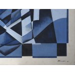 Anton Elsinger, Nikolsburg 1925 - 1995 Brunn am Gebirge, composizione cubista