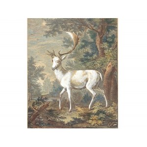 Johann Elias Ridinger, Ulm 1698 - 1767 Augsburg, Fallow deer