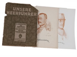 Our military leaders, 5th delivery 40 portraits, drawn in the field from nature by painter Oskar Brüch