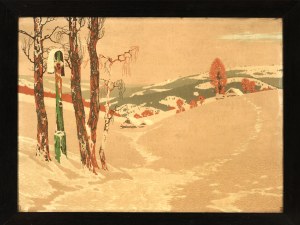 Hugo Baar, Neutitschein 1873 - 1912 München, Winterliche Einsamkeit