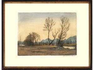 Hans Frank, Vienna 1884 - 1948 Salisburgo, paesaggio
