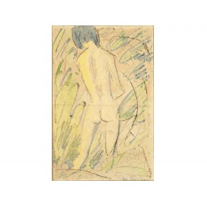 Otto Mueller, Liebau 1874 - 1930 Obernigk, Femme au bain