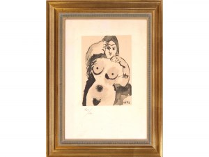 Pablo Picasso, Malaga 1881 - 1973 Mougins, naśladowca, akt, offset
