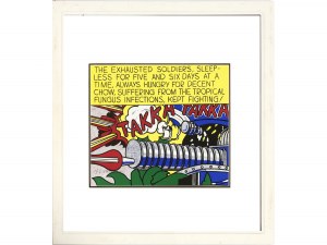 Roy Lichtenstein, Manhattan 1923 - 1997 Manhattan, attribuito, Takka Takka