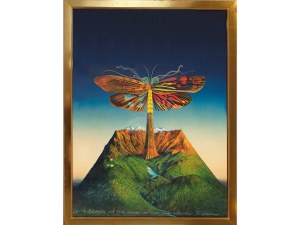 Rudolf Hausner, Vienne 1914 - 1995 Mödling, arbre à papillons