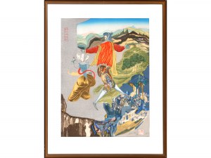 Artiste inconnu, motif de conte de fées, Chine