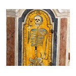 Sacristy cabinet with skeleton, Italy, 16th century