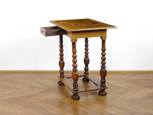 Malý barokový stôl, južné Nemecko, 18. storočie