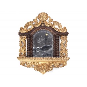 Mirror with frame in baroque style