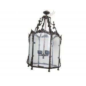 Coppia di lanterne decorative, stile barocco