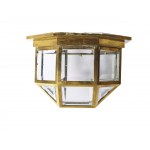 Octagonal ceiling light, designed by Josef Hoffmann, 1900/01